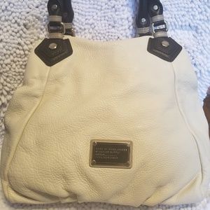 Cream and Black handbag